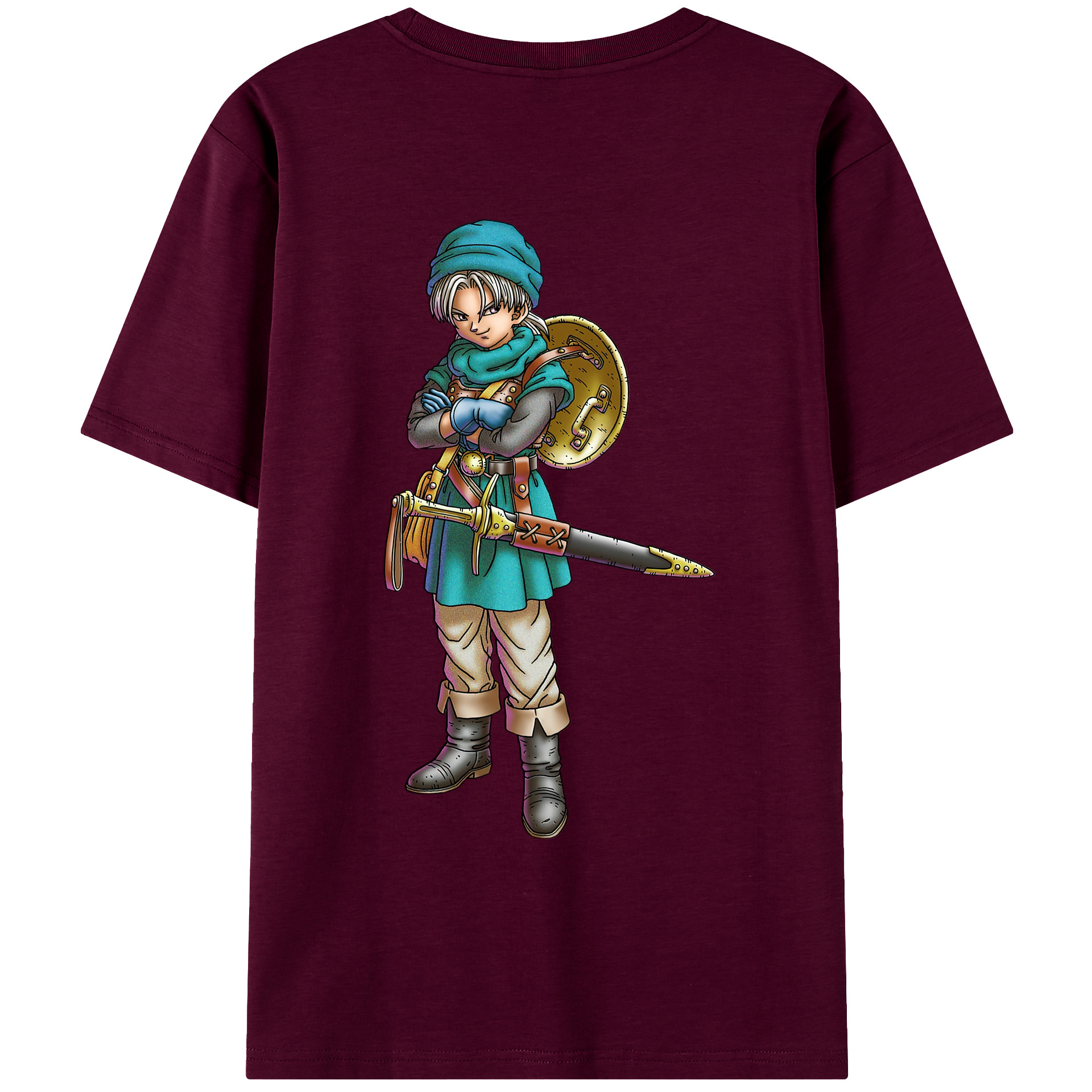 （画像用） ドラゴンクエスト Doragon Kuesuto Dragon Quest レディース半袖Tシャツ(バックプリント)